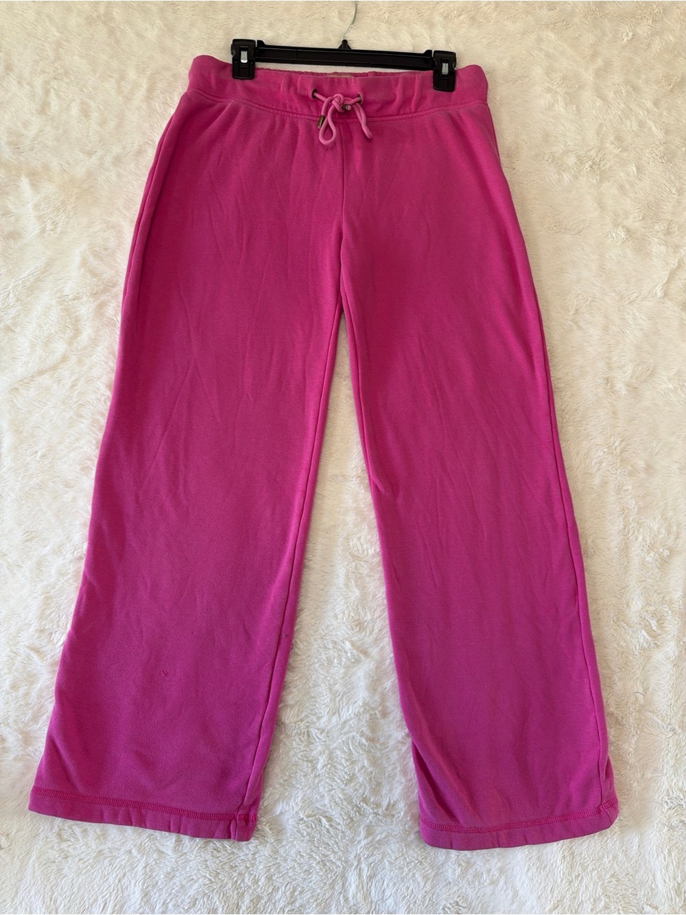 UGG Australia Women’s Pink Fleece Wide Leg Sweatpants Medium Lounge Pants